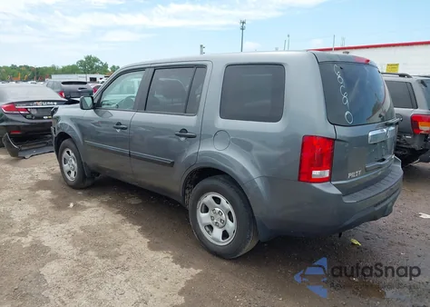 2013 Honda Pilot Lx z USA, uszkodzony, nr VIN 5FNYF4H21DB069690